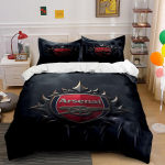 Arsenal logo kaunistustega. Voodipesukomplektid Tekikotikomplektid Tekikotid Padjap&uuml;&uuml;rid(1 * Tekikott 2 * Padjap&uuml;&uuml;ri (tekk ei kuulu komplekti)) 135x200cm
