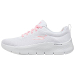 Skechers Go Walk Flex Mitmek&uuml;lgsed Moodsad Vastupidavad Madalad Vabaajas Jalan&otilde;ud Naiste tossud Valge Roosa 124952-WPK 38