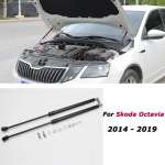 Kapoti tugik&otilde;rgendid Skoda Octavia Mk3 2014-2019 jaoks Autotarvikud Terasest Esikatte T&otilde;stetugi Amort 2 tk