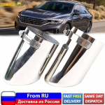 2 tk v&auml;ljalasketoru summuti otsik toru sabaots kroomviimistlus otsakrooning roostevaba VW Passat B6 3C EOS CC 2005 2006 2007 2008 2009 jaoks Russian Federation