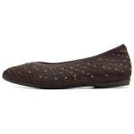 Skechers Vabaaja Slip-On Korterid Mugavad Mitmek&uuml;lgsed Naiste korterid &Scaron;okolaadipruun 159435-CHOC 39 black
