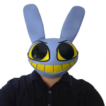 Archi K&auml;sitsi valmistatud Digitaalne Tsirkus Klounimask Caine J&auml;nes Jax AI Gangle N&auml;gu Vizard Maskeraad Halloween Cosplay
