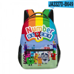 Numberblocks Joonisfilm P&otilde;hikooli Kott Laste Seljakott Lasteaia Seljakott Digitaalne T&auml;isprindiga Trend Backpack