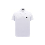 Moncler Kevad/Suvi 22 Logo &Uuml;hev&auml;rviline L&uuml;hikeste Varrukatega Polo S&auml;rk Meeste pealisr&otilde;ivad Optiline Valge H20918A0000784556001 XL white