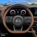 Nahast auto roolikatete komplekt Nissan Sentra Versa Kicks Qashqai X-Trail Juke Terra 2022 2023 2024 2025 2026 Tarvikud gray