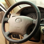 Toyota Land Cruiser Prado 120 Land Cruiser 100 Land Cruiser VXL125 Tacoma K&auml;sitsi &otilde;mmeldud Ehtne nahk Roolikate EZ0
