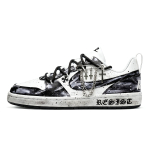 Nike Court Borough Gothic Century Nahast Libisemis- ja Kulumiskindlad Madalad Laste Rulaketsad Must DV5456-131(Team700- ) 36 must