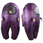 Halloweeni loominguline t&auml;iskasvanute t&auml;ispuhutav astronauti kost&uuml;&uuml;m lavaesinemiseks Child 120-150CM lilla