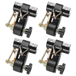 VEVOR redeliriiimi rihmad, 47,6&ndash;50,8 mm must &uuml;mmargune torukinnitus, 38 mm lai x 2,25 m pikk mustad redeliriiimi rihmad kahekordsete J-konksudega 16 x 14.5 x 8 cm