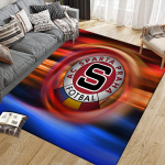 AC Sparta Praha ruuduline flanellmustriga vaip, ala vaip, vaip elutuppa, magamistuppa, diivani k&otilde;rvale, m&auml;ngutuppa, libisemiskindel p&otilde;randamatt 80x120cm( 31x47in)