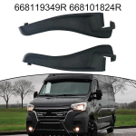2 tk Tuuleklaasi katte liist Renault Master III IV jaoks 668119349R 668101824R ABS &Otilde;husuunaja Asendusauto v&auml;lisosad black