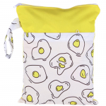 Veekindlad korduvkasutatavad riidest m&auml;hkmekotid Kokkupandavad v&auml;ikelaste hoiukotid kollane