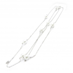 Les Tr&eacute;sors De Lily [I3925] &ndash; valge Perla pikk kaelakee valge