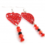 NOA [J4171] &ndash; punased  Love  disaink&otilde;rvar&otilde;ngad punane