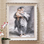 T&auml;iskandiline/&uuml;mmargune puur 5D DIY Teemantmaal, Tikand Ristpistes 5D Kodukaunistuse kingitus Full Round 20X30CM