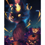 Ruut/&uuml;mmargune teemant 5D teemant  Halloweeni kass  Tikand Ristpistes Teemantmosaiikmaal Dekoratsioonikingitus Full Square (20X30CM)