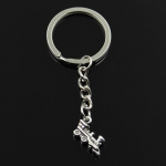 Moodne 30 mm v&otilde;tmehoidja metallist v&otilde;tmehoidja v&otilde;tmehoidja ehted Antiik pronks h&otilde;bedase v&auml;rviga kaetud kahepoolne rongi 17x12 mm ripats h&otilde;be