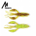 MEREDITH 50mm 65mm 80mm DoliveCraw kalap&uuml;&uuml;gi landid Craws krevetid Pehme peibutis p&uuml;&uuml;gis&ouml;&ouml;t Vooblerid Bass landid pehme silikoon 65mm 10pcs
