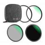 K&F CONCEPT 3 tk Ultra Clear Magnetilist Filtrit (UV-filter + CPL-filter + ND1000 filter) Veekindel 67mm