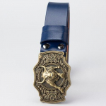 Meeste Cow Bull sileda pandlaga tsingisulamist v&ouml;&ouml; Meeste punk rock ehtsast nahast rihmad vabaaja meeste aksessuaarid 125cm