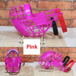 Reguleeritav koera koonuga plastikmask haukumisvastane suukate v&auml;ikesele/keskmisele/suurele hurt Gree whippetile L