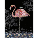 5D DIY Teemantmaali Loomad Kass Rebane Luik Flamingo Draakon T&auml;isruudukujuline ja &uuml;mmargune teemantmosaiik Tikand Ristpistes Kodukaunistus Full Round 20x25CM