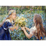 5D DIY Teemantmaal, T&auml;ispuur, Naine Teemantmosaiik, T&uuml;drukute Kunst Mosaiik Ristpistes Kodukaunistuse k&auml;sit&ouml;&ouml; Full Round 20x25CM