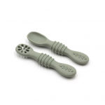 1 Komplektis kaasaskantav kukkumis- ja libisemisvastane kerge treeninglusikas eredav&auml;rviline imiku toitmine