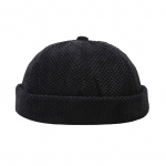 Mehed, naised, talvem&uuml;ts Dockeri m&uuml;ts, &auml;&auml;rekateta reguleeritav vintage moodne peakorgiga nokam&uuml;ts must