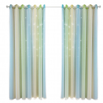 2 tk kardina lihtsa gradiendiga &otilde;&otilde;nsa t&auml;hemustriga kahekihiline pimendav magamistuba, elutuba 100cm * 130cm roheline