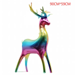 J&otilde;uluhirvede &otilde;hupallid mitmev&auml;rvilised seisvate loomade &otilde;hupallid lastele t&auml;ispuhutavad m&auml;nguasjad 90*59CM mitmev&auml;rviline