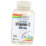 Viivitatult vabanev C-vitamiin, Timed Release Vitamin C 500, Solaray 250 k&ouml;&ouml;giviljakapslit (36411059) 250vcaps