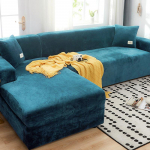 Paks L-kujuline diivani kate Elutoa nurgadiivani kate Sektsiooniline veniv elastne diivani kate Canap Chaise Longue 70-110CM