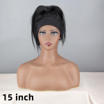 XINRAN Afronaiste moodne &otilde;lgade pikkusega krussis lokkis naturaalne must parukas ilma tukkideta s&uuml;nteetilisest kiust s&uuml;gavast lokkis must parukas