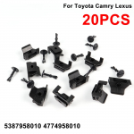 20 tk eesmise poritiiva voodri kaitseraua katte tihvti klambrid Toyota 4Runner Highlander Sienna Solara Lexus GS IS LS 2000 jaoks - 47749-58010