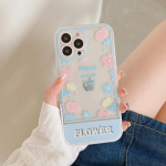 Telefoni&uuml;mbris telefonile Iphone 14 Pro Max 11 13 12 Xs X Xr 7 8 Plus Se 2022 2020 kaas V&auml;rviline multikas lilleline n&auml;htamatu statiivihoidja For iPhone 6 6s