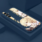 Ruudukujuline vedel telefoni&uuml;mbris Samsung Galaxy A32 A52s A53 A42 A73 A13 A23 A33 A13 A12 A52 A72 A22 Genshin Impact People jaoks Samsung A13 5G