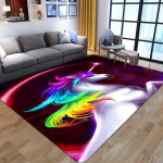 3D Roosa &Uuml;kssarviku vaip T&uuml;drukute Tuba Multifilmi Lastetuba Elutoa ala Vaibad Magamistuba Vaiba k&otilde;rval R&otilde;du Vaip Beebi esiku matt P&otilde;randamatt 150x220cm