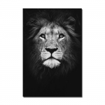 Must-valge loomal&otilde;uend Seinamaaling L&otilde;vi kaelkirjak Zebra P&otilde;hjamaade plakatid ja tr&uuml;kised Seinapildid elutoa kaunistamiseks 21x30cm No Frame