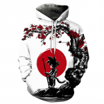 Jaapan Anime Harajuku Meeste Pusad vabaaja dressipluus T&auml;navar&otilde;ivad Kevad-s&uuml;gis Pullover Mood pikkade varrukatega Meeste 3D Prinditud R&otilde;ivad M