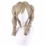 Anime naiste parukate m&auml;ng Genshin Impact Barbara Long Ponytails Wig Cosplay kost&uuml;&uuml;m Kuumakindlad s&uuml;nteetilised juuksed One Size beež