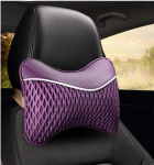 Auto kaela-peatoe padi tarvikud padi automaatne iste jahe j&auml;&auml;siidist peatoe tugi Kaitsja kaelatugi m&auml;lu puuvill must