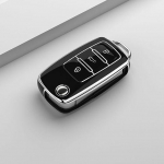 Auto v&otilde;tme &uuml;mbris VW Volkswagen Polo Golf Passat Beetle Caddy T5 Up Eos Tiguan Jetta Skoda Octavia A5 v&otilde;tmehoidja v&otilde;tmehoidja jaoks must