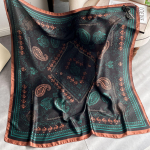 Kvaliteetsed luksuslikud siidist sallid peapael Sallid kaelasall naistele kett siidist sall naiste dekoratiivne sall 110-110cm