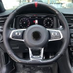 WCaRFun Customize must seemisnahast auto roolikate Volkswagen VW Golf R MK7 Golf 7 GTI VW Polo GTI Scirocco 2015 jaoks Style 1
