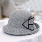H291 naiste villane Fedorase m&uuml;ts naistele s&uuml;gistalv Korea villane vildist m&uuml;ts, naissoost Briti retromood, k&otilde;ik sobivad Cloche kirikum&uuml;tsid 54-57cm punane