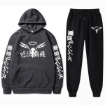 Meeste Dressikomplektid Anime Tokyo Revengers Hoodies+ Dressip&uuml;ksid 2tk Gambar Valhalla Graafika P&uuml;ksid T&auml;navar&otilde;ivad Riided XS-4XL L