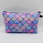 Mermaid Scales Print Travel Carry T&otilde;mblukuga kotikott Meigikoti Korralduskott kosmeetikatoodetele 1pc