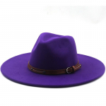 Lihtne 9,5 cm naiste meeste suure laia &auml;&auml;rega villane Fedora m&uuml;ts Briti stiilis talvine h&auml;rrasmees Elegantne daam jazz kirikuk&uuml;bar 56-58CM