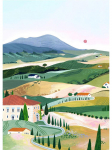 P&otilde;hjamaade Reisilinn Positano Lissabon Amsterdam Maastikuposter L&otilde;uendimaal Seinakunst Magamistuba Kodu Dekoratsioon Majapidamispidu Kingitus 21x30cm No Frame